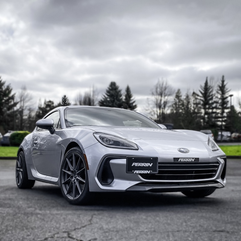 Subaru GR86 License Plate Delete - Perrin Performance - Black - `22-`25